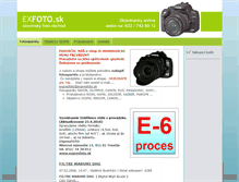 Tablet Screenshot of exfoto.sk